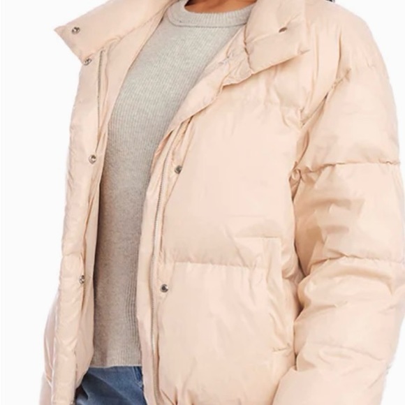 Karen Kane NWT Puffer Jacket Eggshell Size XL - Picture 5 of 14